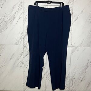 JL Studio Navy Stretch Work Trouser Pants SZ 22WP